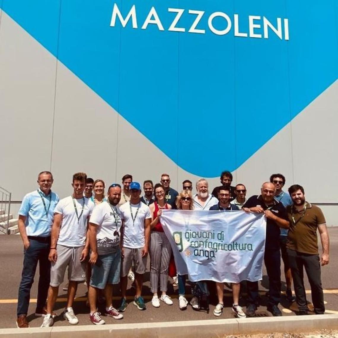 Anga Bergamo in visita all'azienda Mazzoleni