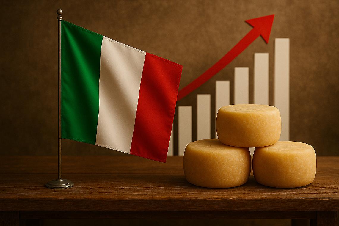 L’Italia primo Paese Ue per export di formaggi